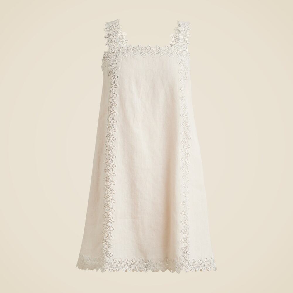 J. Crew Lace-trim shift dress - Size 12